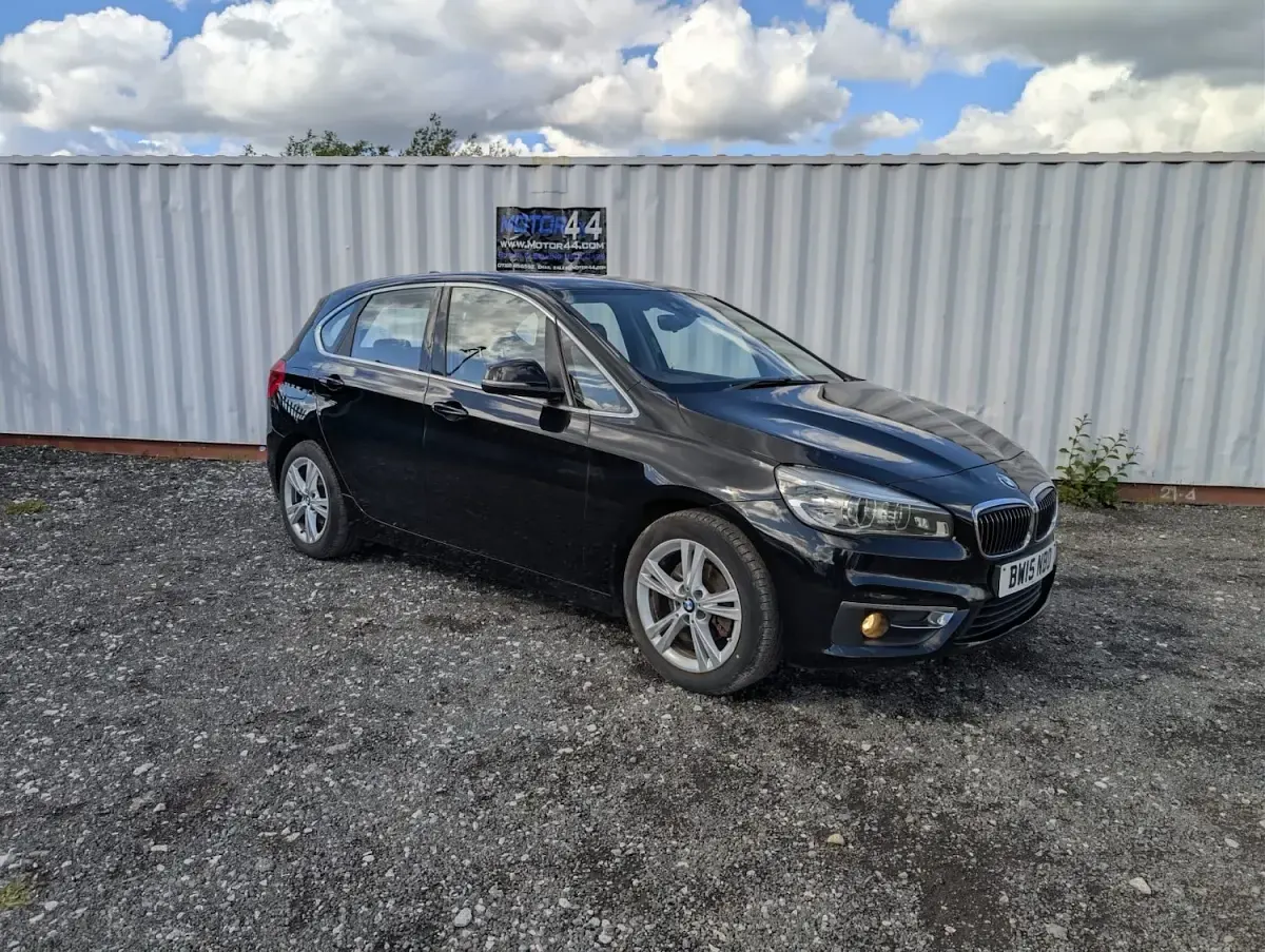 Used BMW 218 Active Tourer Luxury Line 148 HP (108 kW) 2015 Black MPV