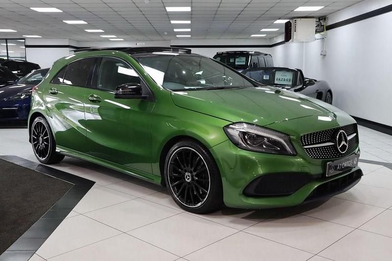 Green Used 2017 Mercedes A220 AMG Line Premium Plus Hatchback | £8,949 (Fair price) - Image 1/4