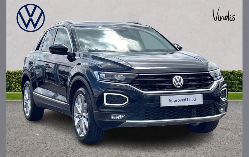 Black Used 2020 VW T-Roc SEL SUV | £21,888 (Fair price) - Image 1/3