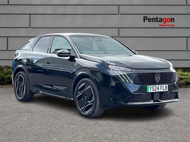 Black Used 2024 Peugeot e-3008 GTi SUV | £29,350 - Image 1/3