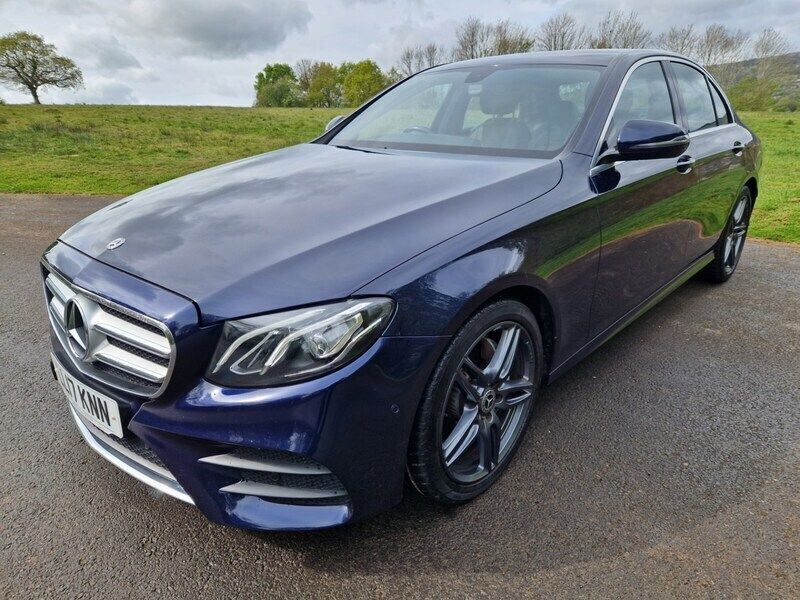 Blue Used 2017 Mercedes E220 AMG line Sedan | £14,995 (Fair price) - Image 1/4