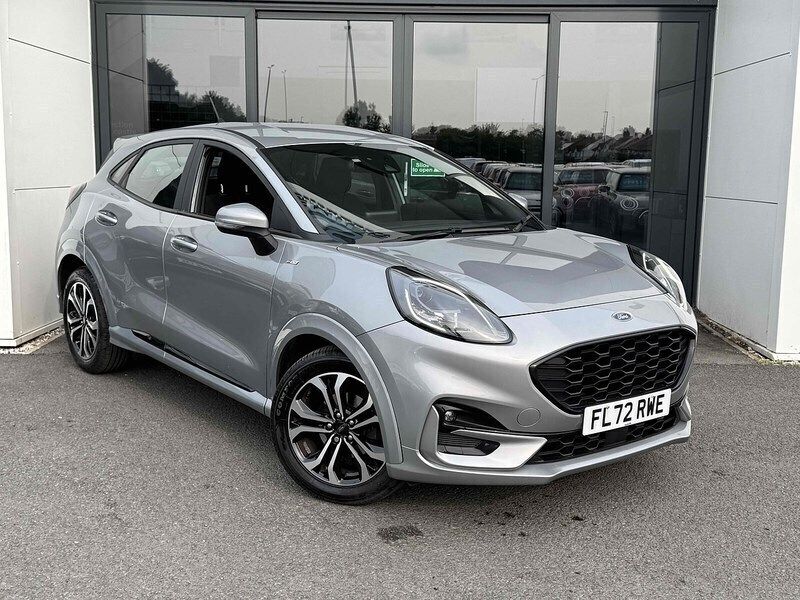 Solar silver (premium paint) Used 2022 Ford Puma ST-Line SUV | £11,795 - Image 1/3