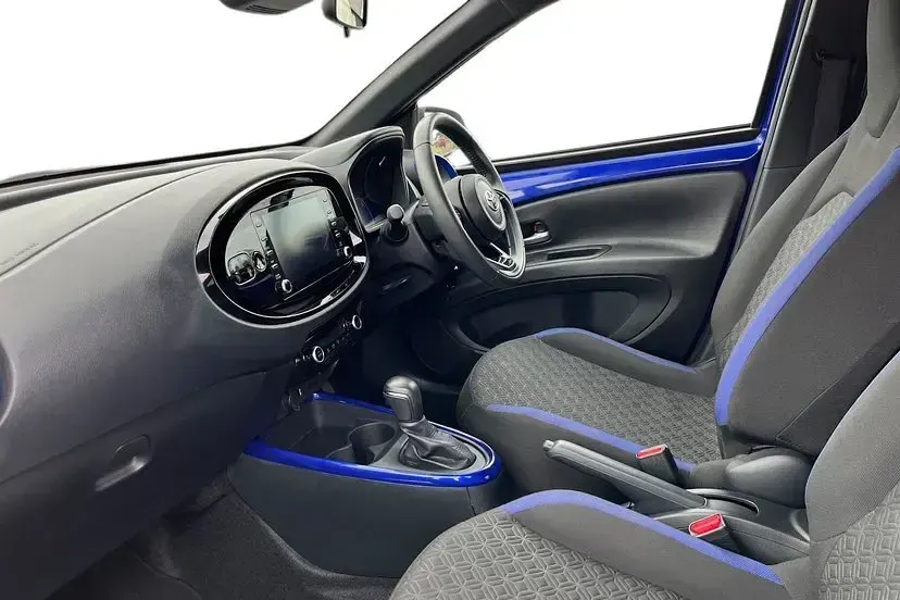 Used Toyota Aygo X 71 HP (52 kW) 2023 Juniper blue with black SUV