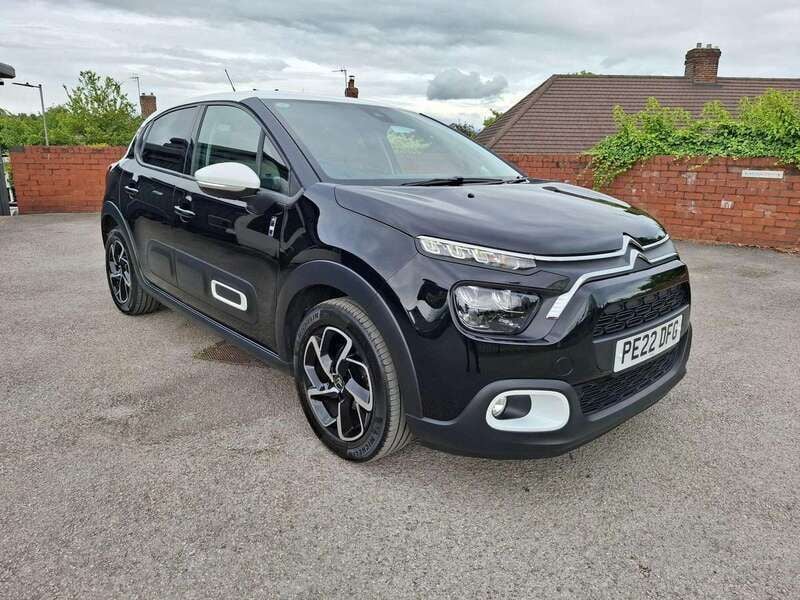 Black Used 2022 Citroën C3 PureTech Hatchback | £11,995 (Fair price) - Image 1/4