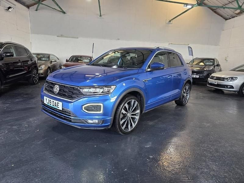 Used VW T-Roc R-line 2019 Blue SUV