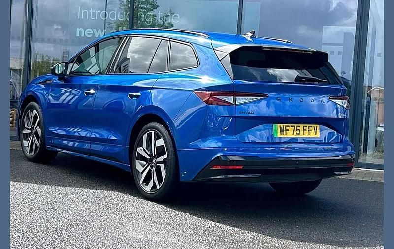 Used Skoda Enyaq iV SportLine 210 kW (286 HP) 2025 Race blue metallic SUV