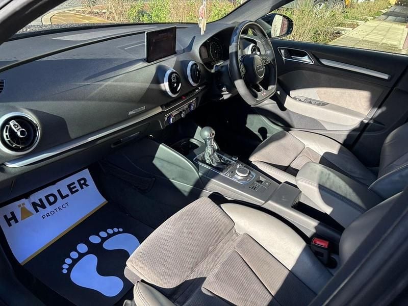 Begagnad Audi A3 S-Line 190 HK (139 kW) 2018 Grå Sedan