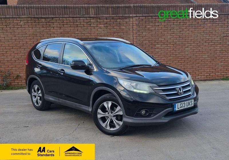 Black Used 2013 Honda CR-V EX SUV | £6,095 (Fair price) - Image 1/4