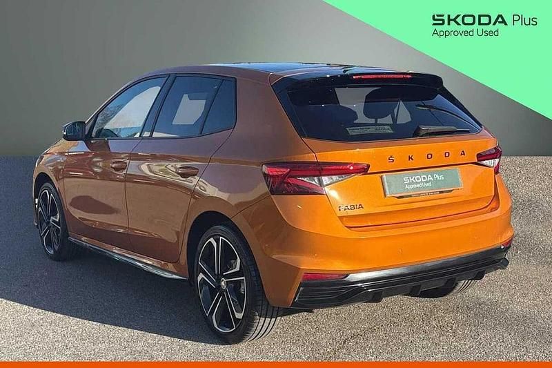 Used Skoda Fabia Monte Carlo 110 HP (80 kW) 2023 Phoenix orange metallic Hatchback
