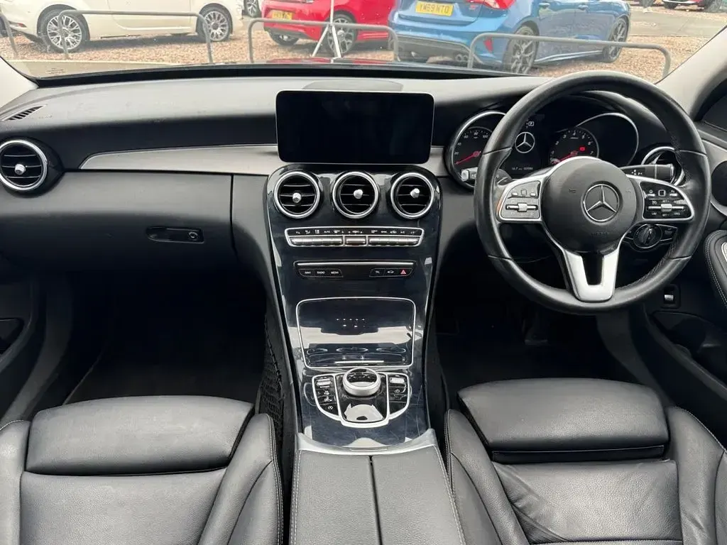 Used Mercedes C200 2021 Black Estate