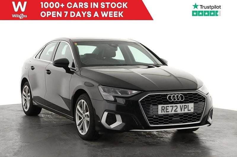 Black Used 2022 Audi A3 Sport Sedan | £17,499 (Good price) - Image 1/4