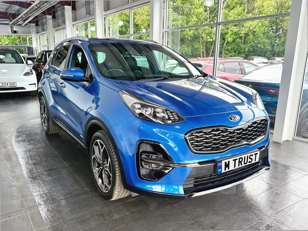 Used Kia Sportage GT-Line 174 HP (127 kW) 2020 Blue SUV