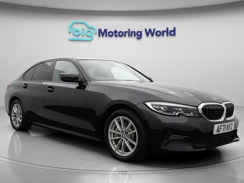 Black Used 2021 BMW 330e Sedan | £15,400 (Good price) - Image 1/4