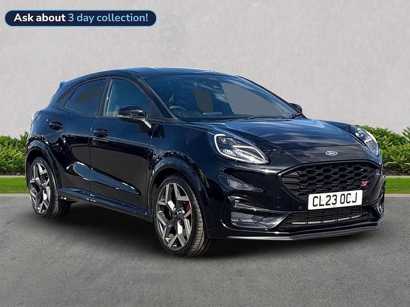Black Used 2023 Ford Puma Gen-E ST Hatchback | £19,499 (Fair price) - Image 1/4