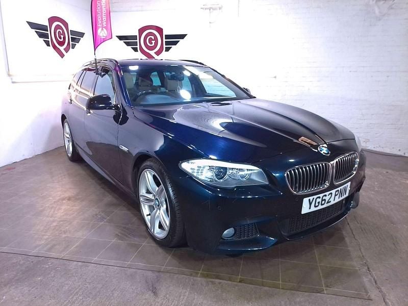 Black Used 2012 BMW 520 M Sport Estate | £7,999 (Fair price) - Image 1/4