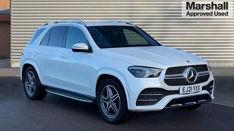 White Used 2021 Mercedes GLE350 AMG line SUV | £38,415 (Good price) - Image 1/4