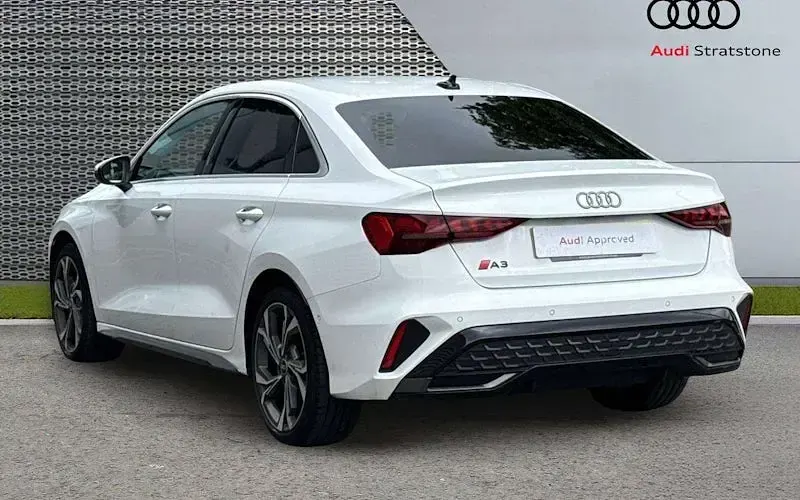 Used Audi A3 S-Line 116 HP (85 kW) 2024 White Sedan