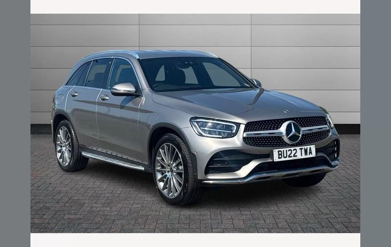 Silver Used 2022 Mercedes GLC300e AMG Line Premium SUV | £30,942 - Image 1/4