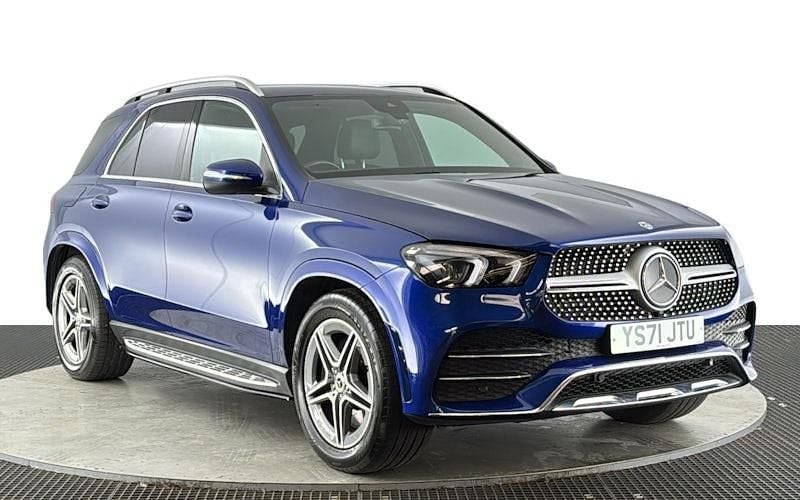 Used Mercedes GLE350 AMG line 320 HP (235 kW) 2021 Blue SUV