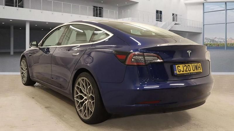 Used Tesla Model 3 Standard Range 366 kW (498 HP) 2020 Blue Sedan