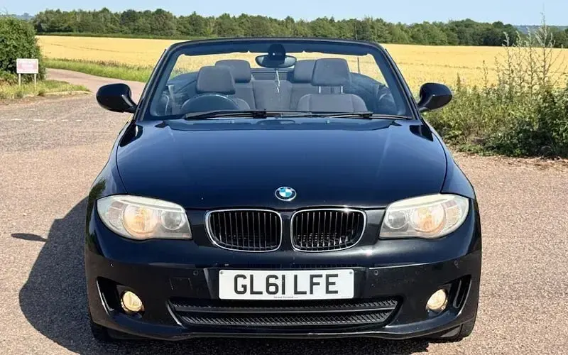 Used BMW 120 Cabriolet Sport Line 170 HP (125 kW) 2011 Black Cabriolet