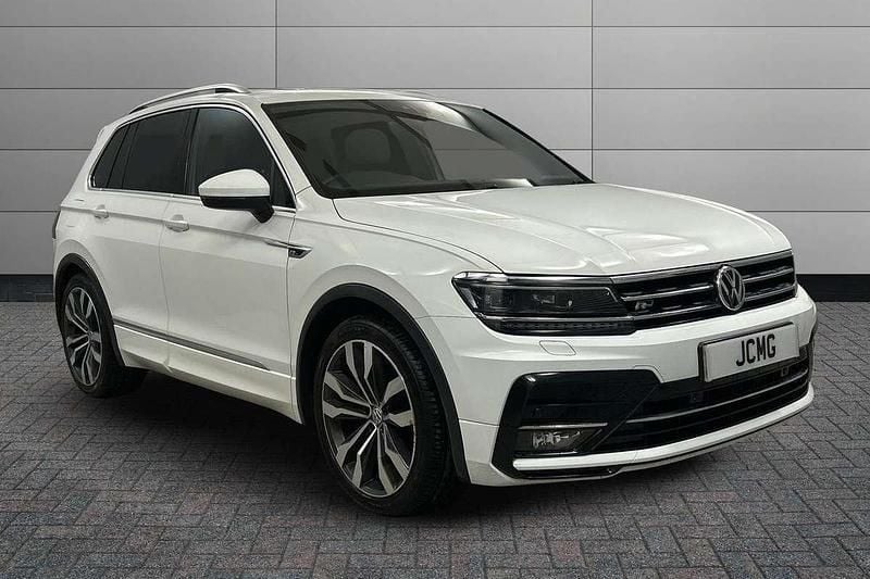 White Used 2017 VW Tiguan R-line SUV | £17,500 (Good price) - Image 1/4