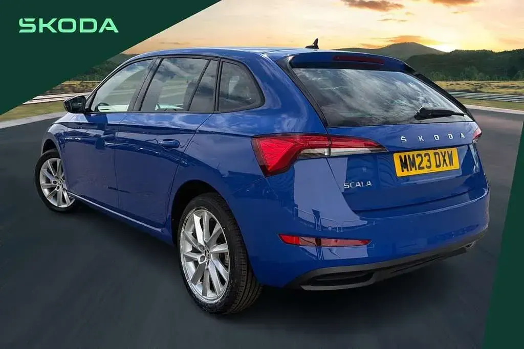 Used Skoda Scala SE L 81 HP (59 kW) 2023 Energy blue Hatchback