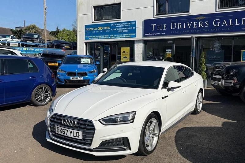 Used Audi A5 Sportback S-Line 190 HP (139 kW) 2017 White Hatchback