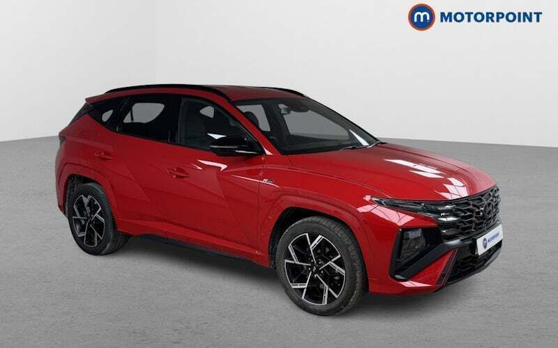 Red Used 2024 Hyundai Tucson N Line SUV | £25,399 (Fair price) - Image 1/4
