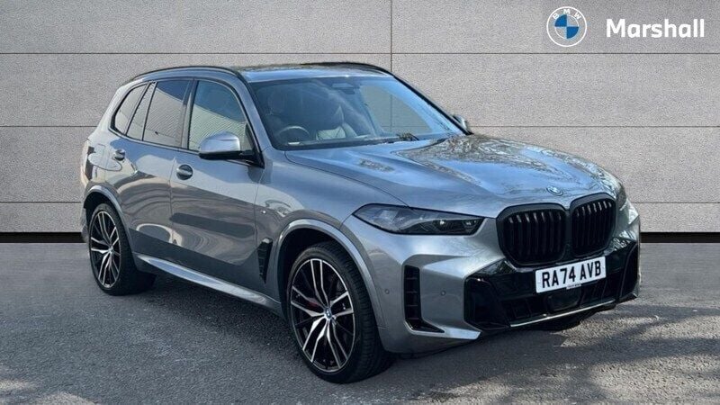 Skyscraper grey metallic Used 2025 BMW X5 M Sport SUV | £72,991 (Fair price) - Image 1/4
