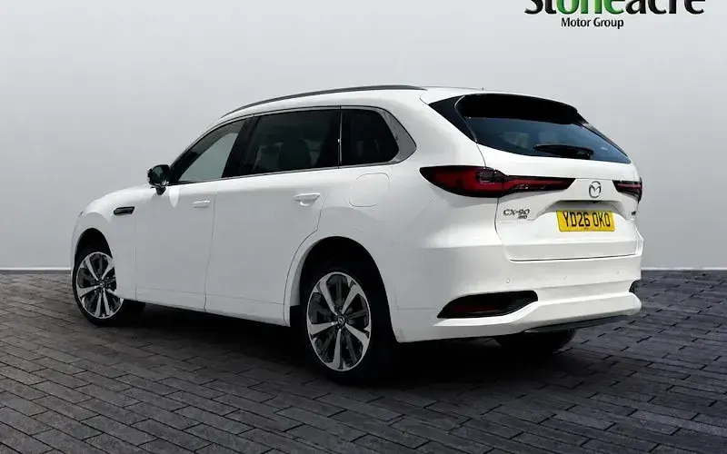 New Mazda CX-80 Homura-Line 254 HP (186 kW) 2025 White SUV