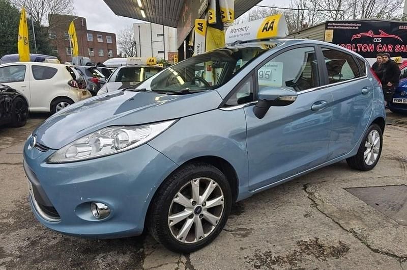 Used Ford Fiesta Zetec 96 HP (70 kW) 2009 Blue Hatchback