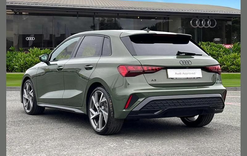 Used Audi A3 Black Edition 147 HP (108 kW) 2025 Green Hatchback