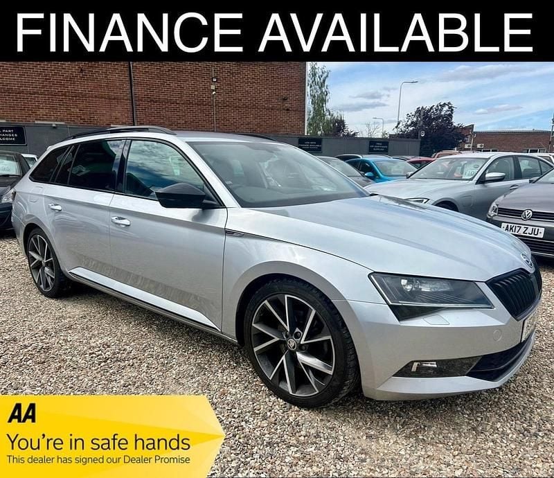 Silver Used 2018 Skoda Superb SportLine Estate | £14,695 (Fair price) - Image 1/2