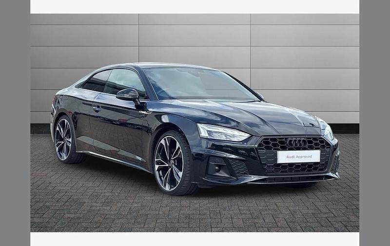 Used Audi A5 Black Edition 150 HP (110 kW) 2022 Black Coupe