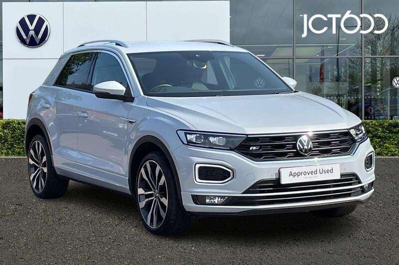 Silver Used 2021 VW T-Roc R-line SUV | £21,377 (Fair price) - Image 1/4