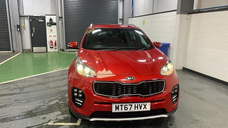 Used Kia Sportage GT-Line 174 HP (127 kW) 2017 Red SUV