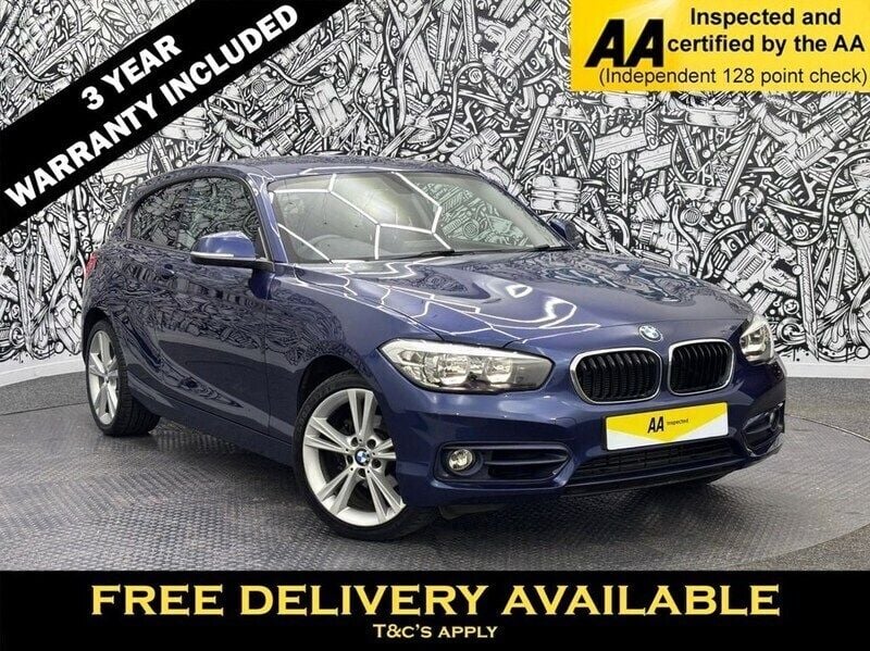 Blue Used 2018 BMW 118 Sport Line Hatchback | £11,195 (Good price) - Image 1/2