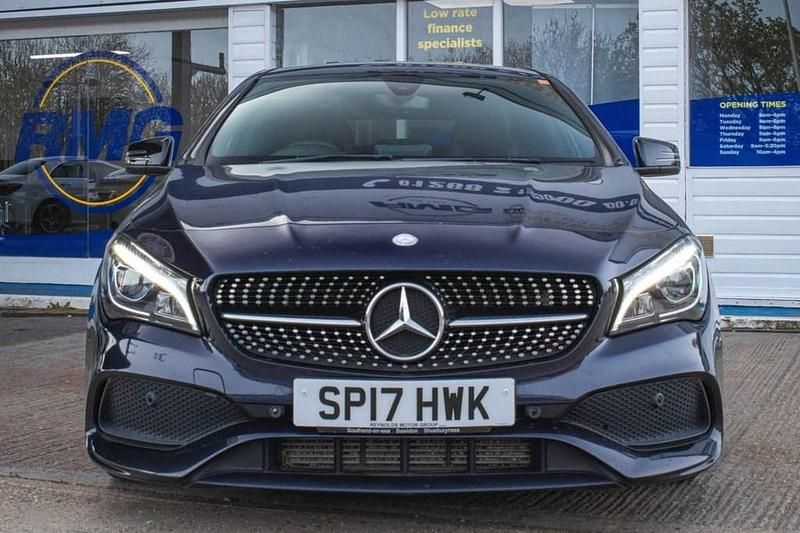 Used Mercedes CLA200 AMG line 2017 Blue Estate