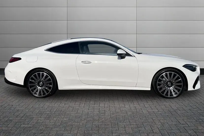 Used Mercedes CLE200 AMG Line Premium Plus 223 HP (164 kW) 2025 Polar white Coupe