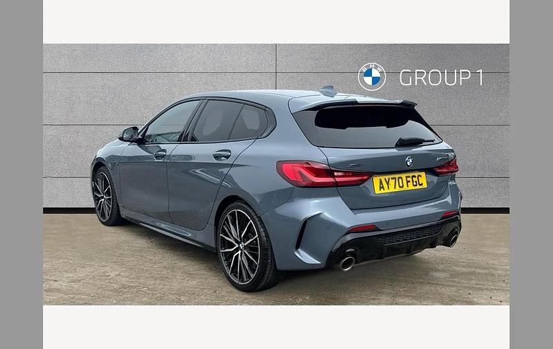 Used BMW M135 Comfort Edition 306 HP (225 kW) 2021 Grey Hatchback
