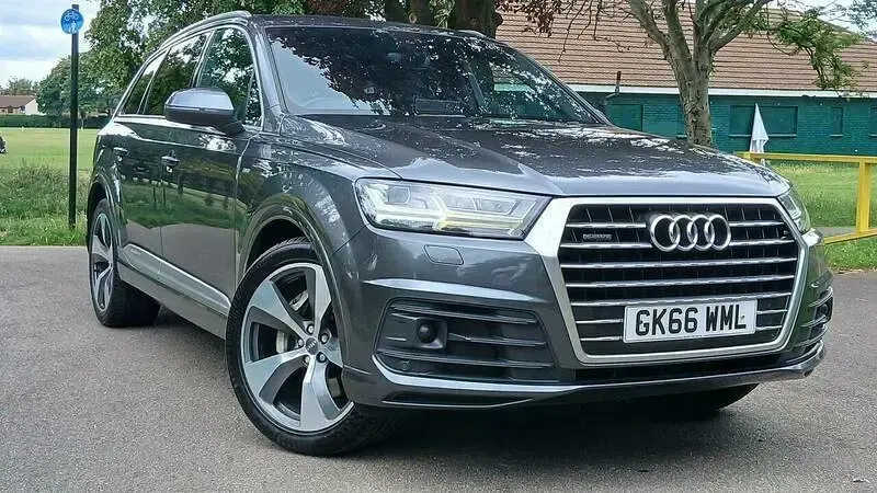 Used Audi Q7 S-Line 218 HP (160 kW) 2016 Grey SUV