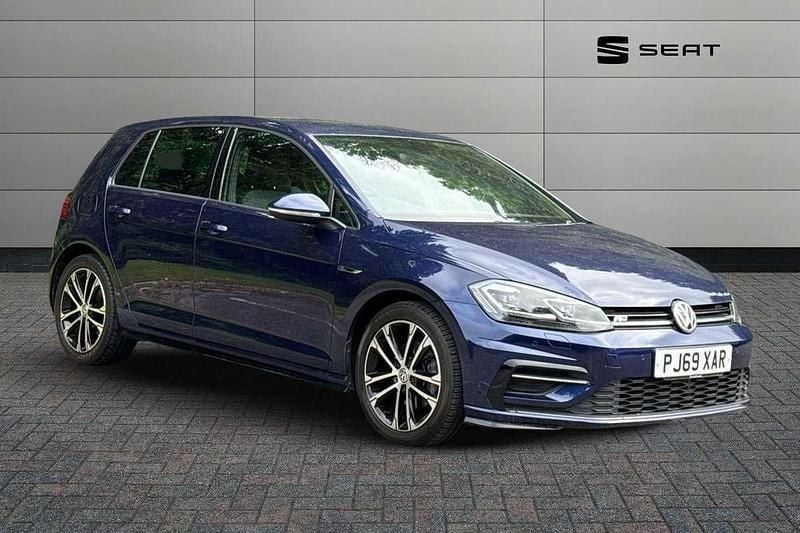 Blue Used 2019 VW Golf VII R-line Edition Hatchback | £16,995 (A bit pricey) - Image 1/4