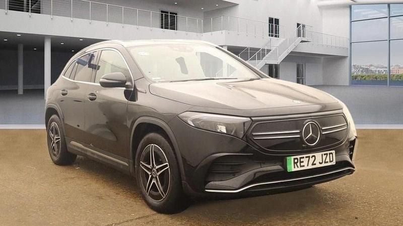 Black Used 2022 Mercedes EQA350 AMG line SUV | £22,799 (Fair price) - Image 1/4