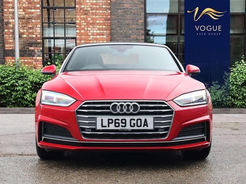 Used Audi A5 Cabriolet S-Line 190 HP (139 kW) 2019 Red Cabriolet