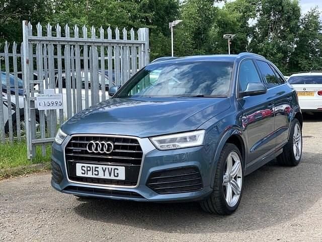 Used Audi Q3 S-line plus 178 HP (130 kW) 2015 Blue SUV