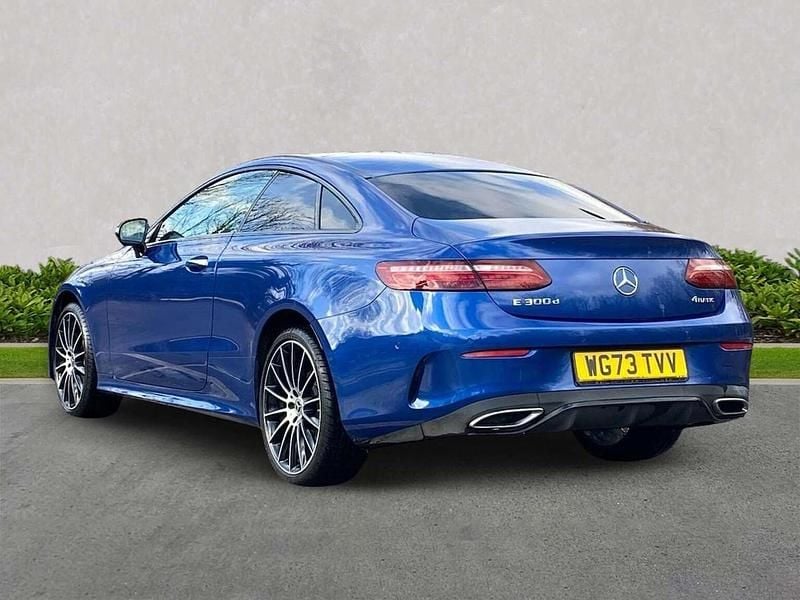 Used Mercedes E300 AMG line 2023 Blue Coupe