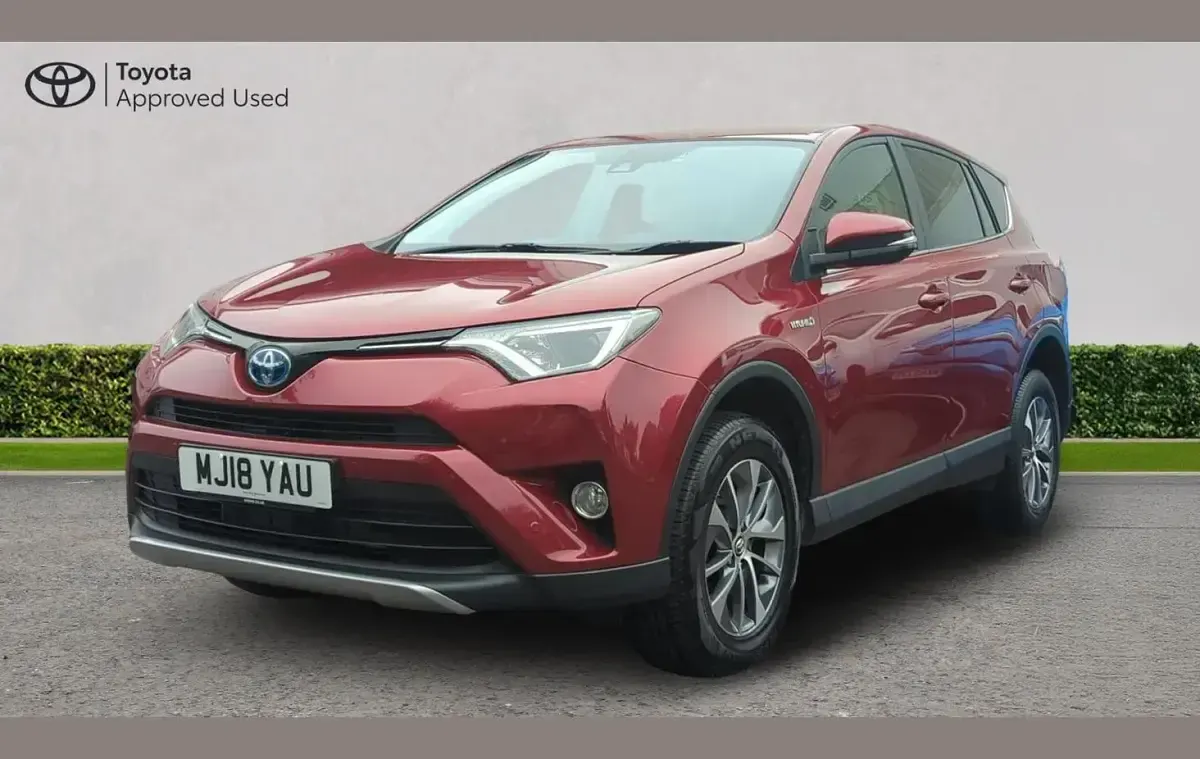 Used Toyota RAV4 Hybrid 194 HP (142 kW) 2018 Red SUV