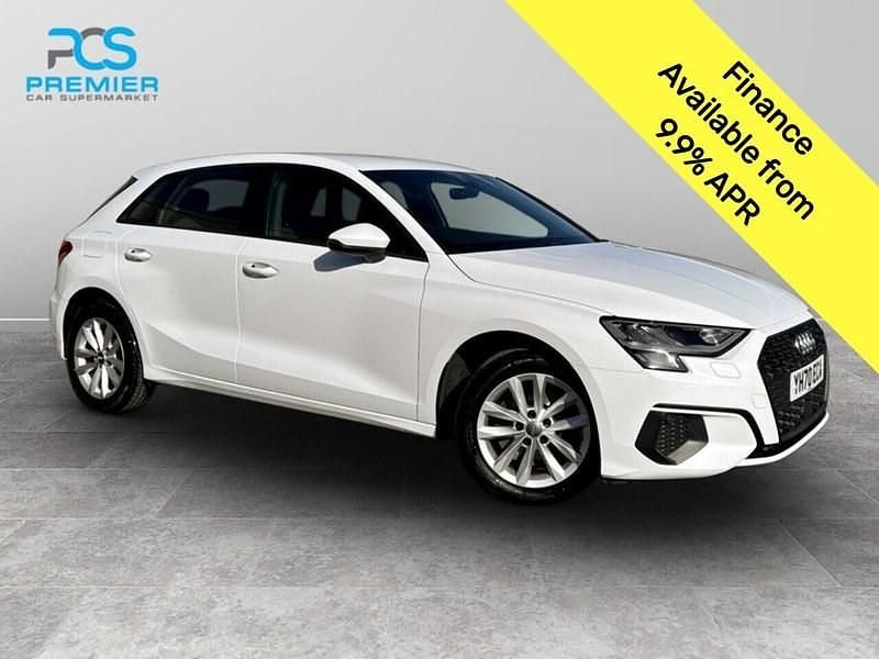 White Used 2020 Audi A3 Advanced Hatchback | £14,595 (Fair price) - Image 1/3