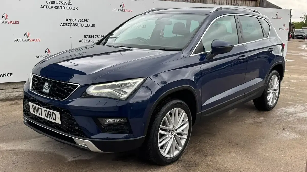 Used Seat Ateca XCELLENCE 150 HP (110 kW) 2017 Blue SUV